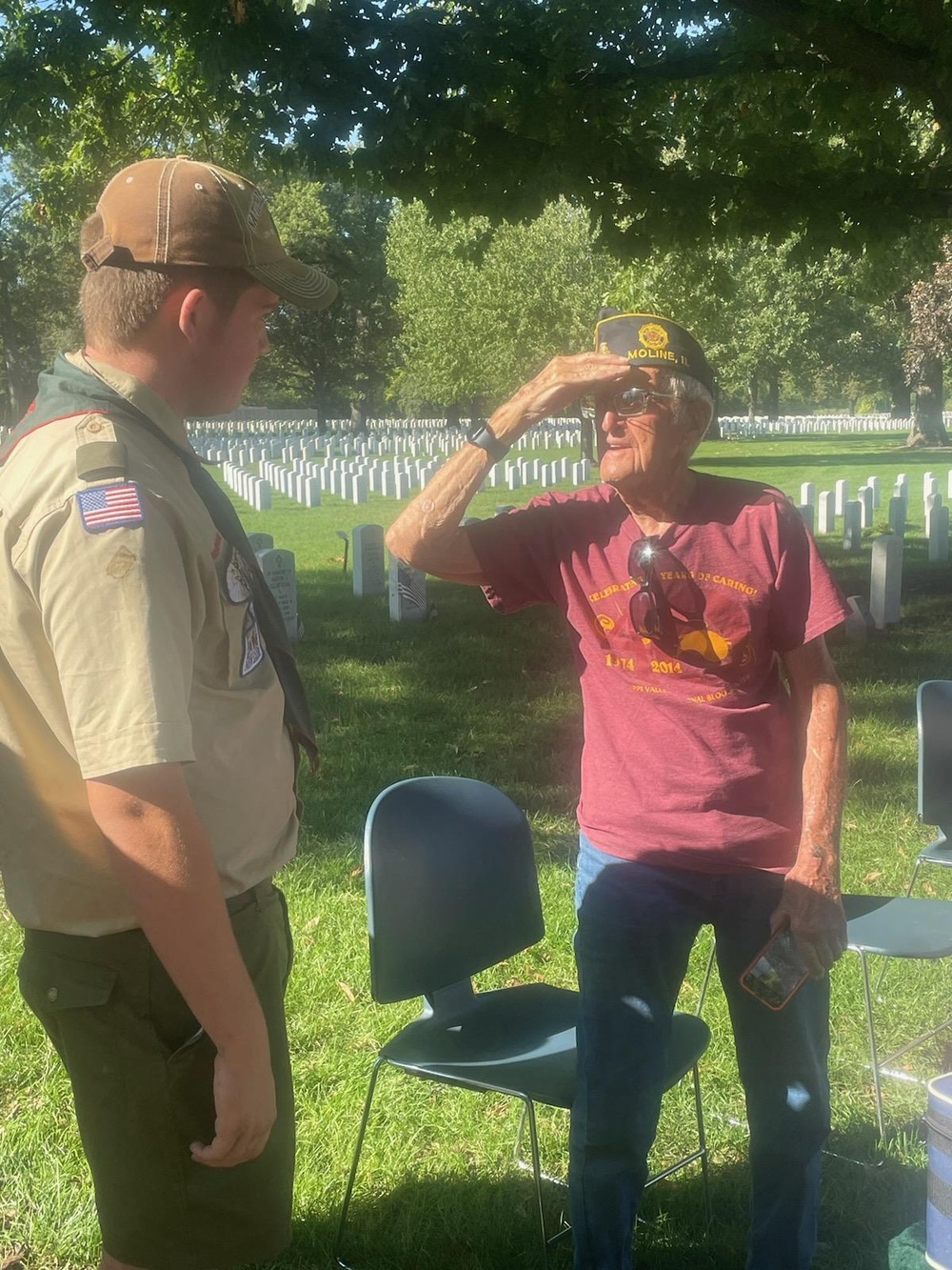 RIA hosts Boy Scouts camporee for first time since 2019