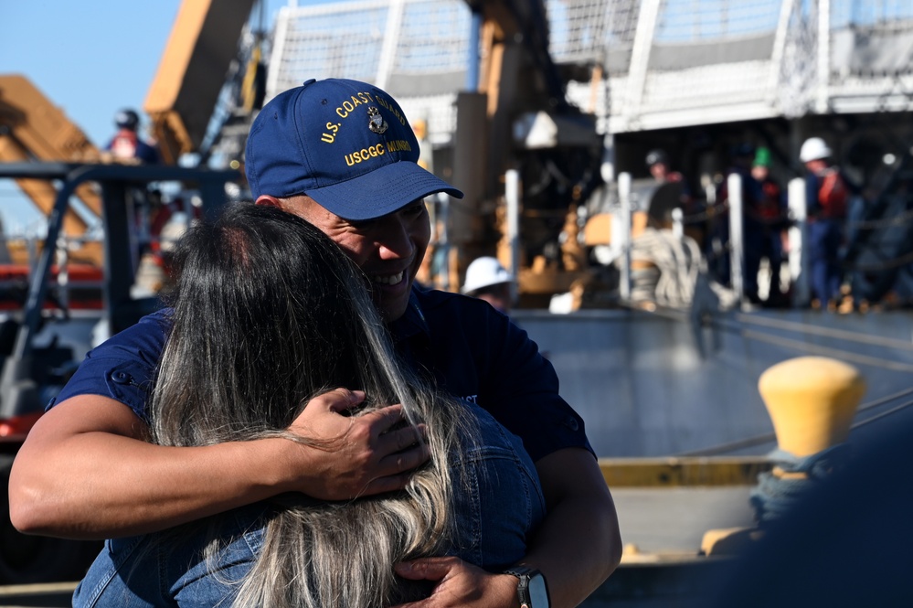 U.S. Coast Guard Cutter Munro returns home following 118-day Western Pacific deployment