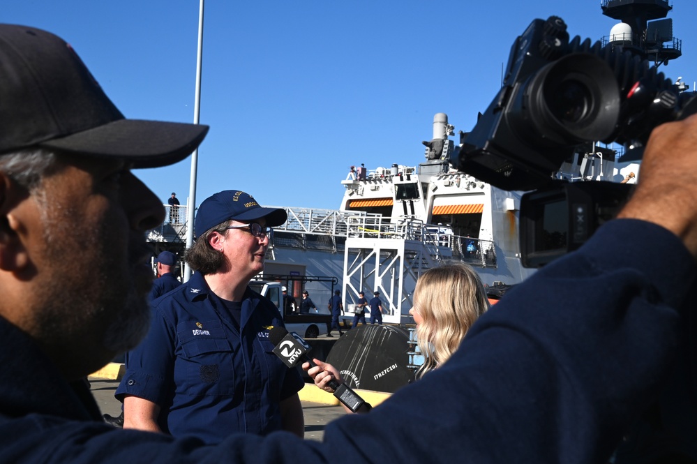 U.S. Coast Guard Cutter Munro returns home following 118-day Western Pacific deployment