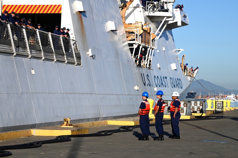 U.S. Coast Guard Cutter Munro returns home following 118-day Western Pacific deployment