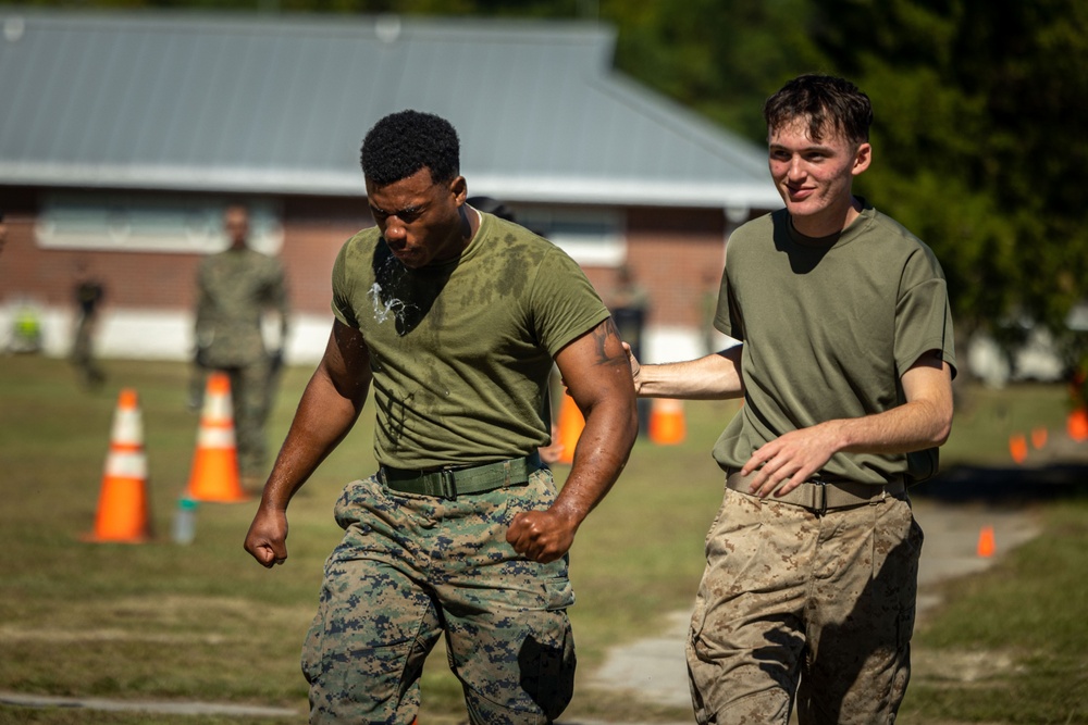 DVIDS - Images - BLT 1/8 Marines Conduct OC Spray Course [Image 2 Of 22]