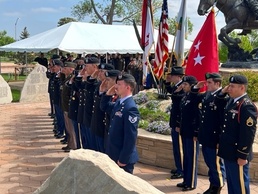 Mountain Post troops honor Warriors