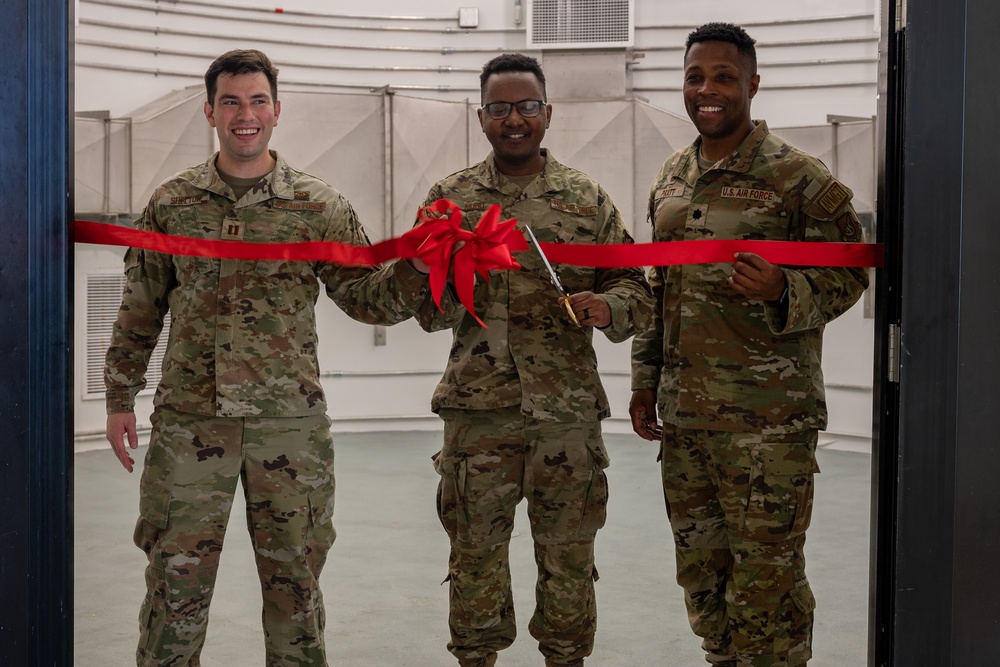 36 OSS completes parachute drying tower project