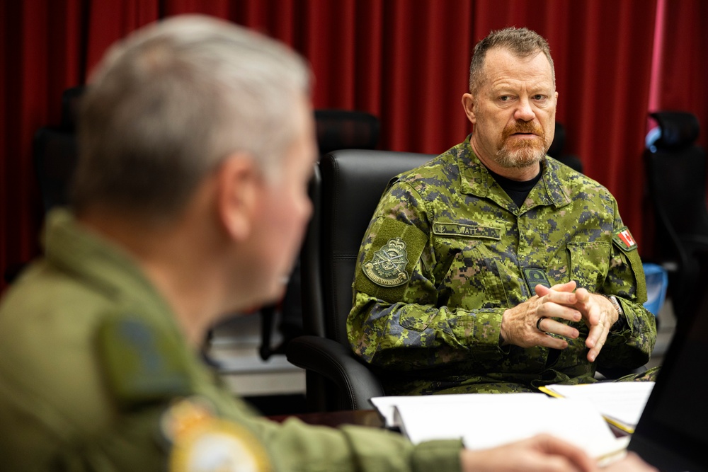 Maj. Gen. Iain Huddleston visits Marine Corps Air Station Futenma