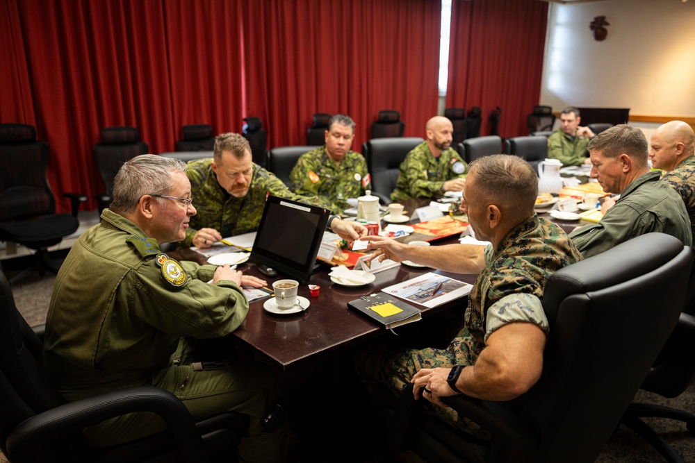 Maj. Gen. Iain Huddleston visits Marine Corps Air Station Futenma