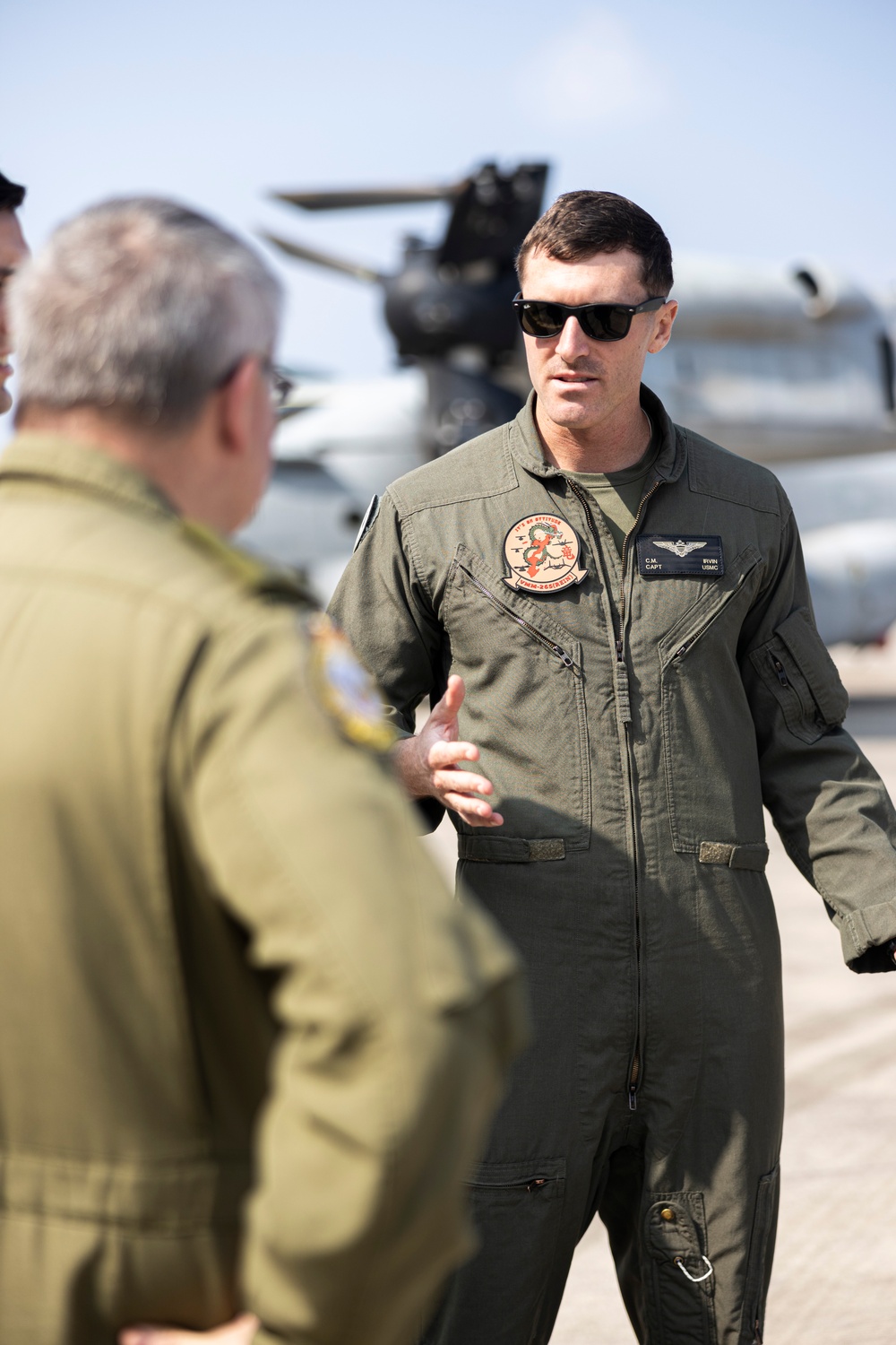 Maj. Gen. Iain Huddleston visits Marine Corps Air Station Futenma