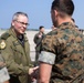 Maj. Gen. Iain Huddleston visits Marine Corps Air Station Futenma