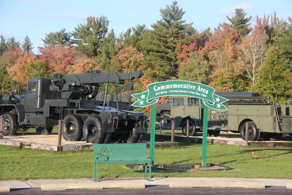 2023 Fall Colors at Fort McCoy's Commemorative Area