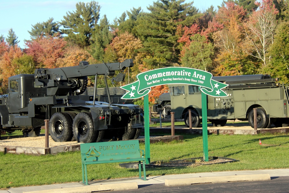 2023 Fall Colors at Fort McCoy's Commemorative Area