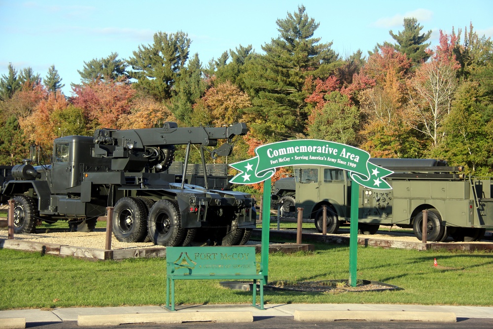 2023 Fall Colors at Fort McCoy's Commemorative Area