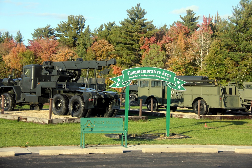 2023 Fall Colors at Fort McCoy's Commemorative Area