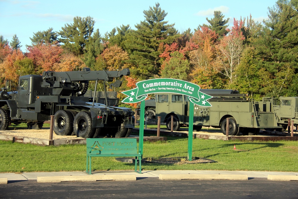 2023 Fall Colors at Fort McCoy's Commemorative Area