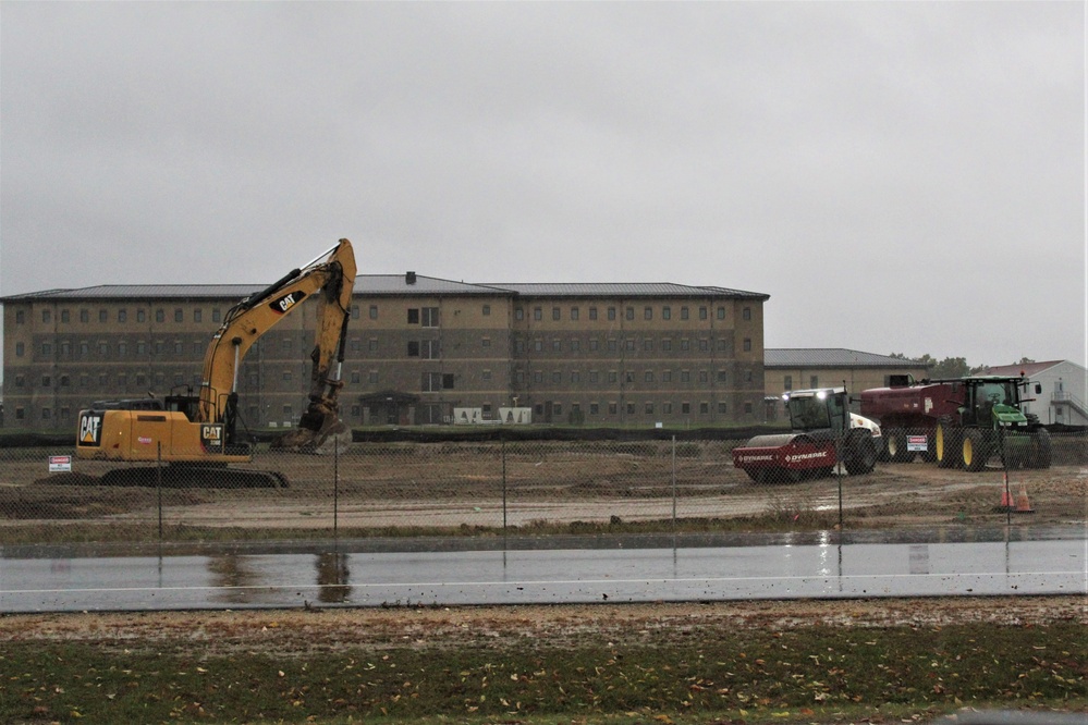 Infrastructure, excavation work underway for construction of third $28.08 million, four-story, 60,000-square-foot barracks at Fort McCoy