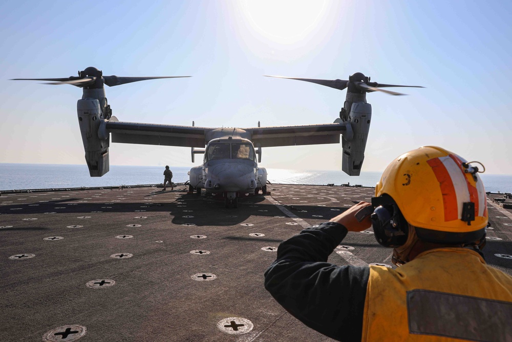 USS Carter Hall (LSD 50) Conducts Flight Operations, Oct. 12, 2023