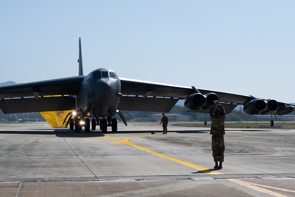 B-52H Stratofortress lands in South Korea to support 2023 ADEX