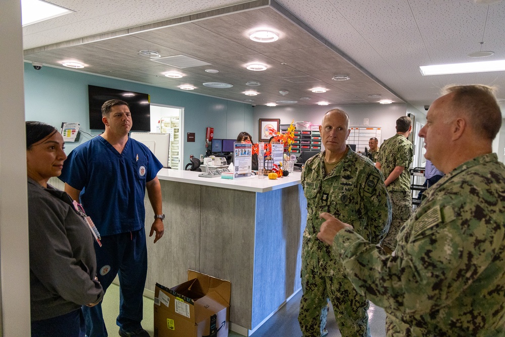 Acting Surgeon General Via visits USNMRTC Yokosuka to promote lines of effort for the Indo-Pacific