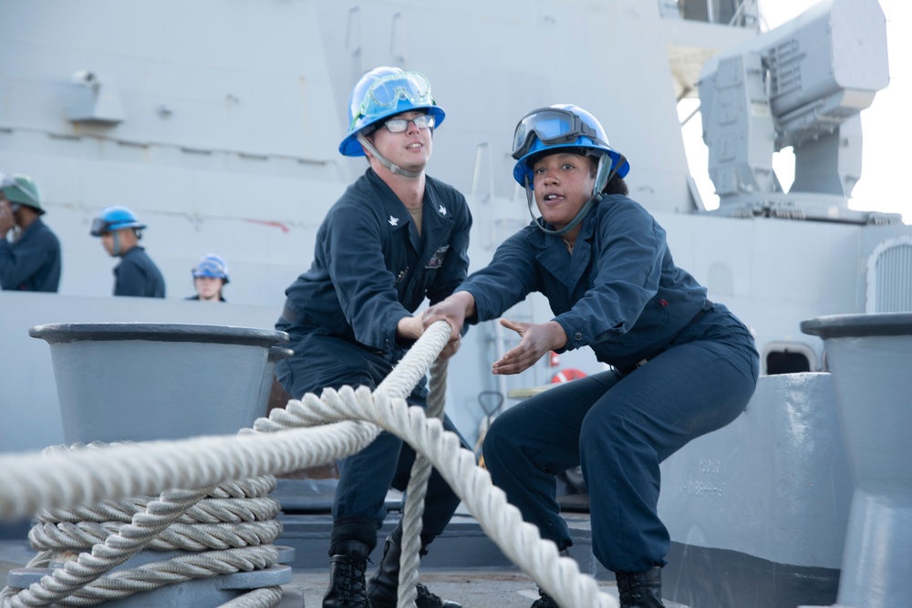 USS San Diego (LPD 22) conducts Sea and Anchor