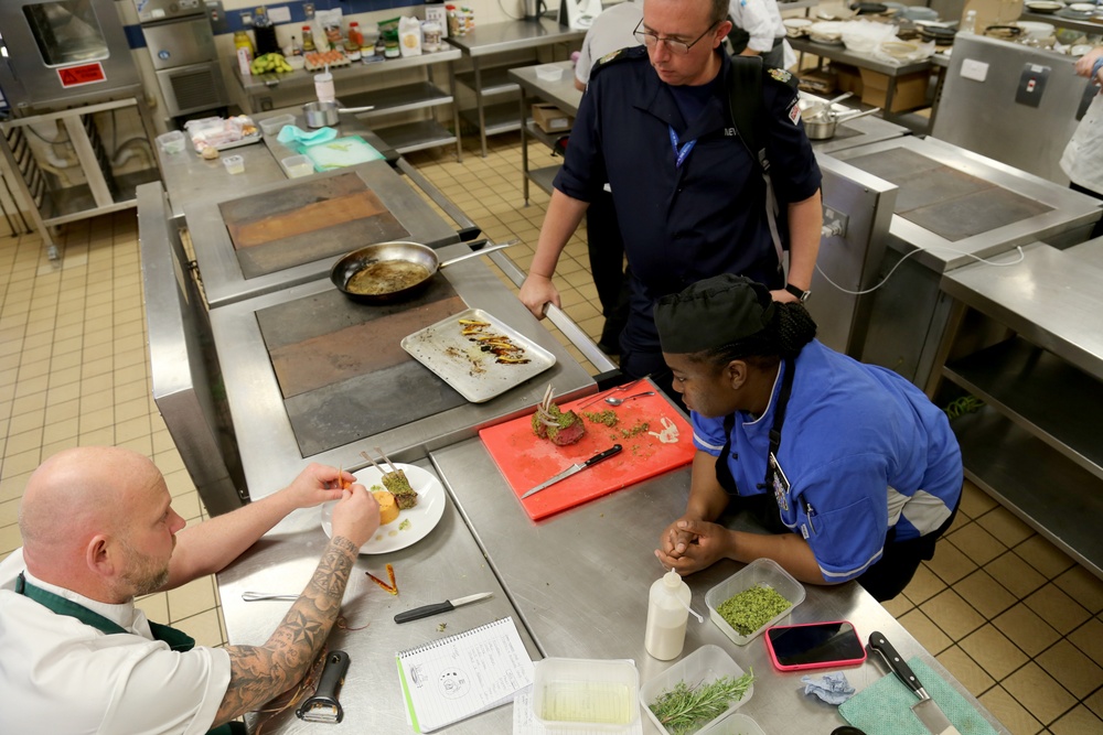 US Navy Chefs compete along with UK allies