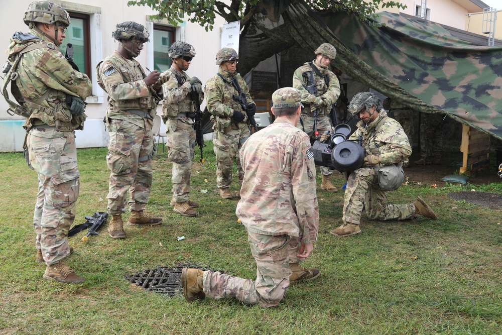 E2B training at Caserma Del Din, Vicenza, Italy