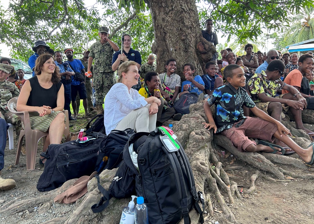 Pacific Partnership 2023: Band Performance at Mongniol Primary School