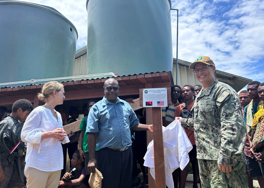 Pacific Partnership 2023: Engineering Project Completion Plaque Dedication