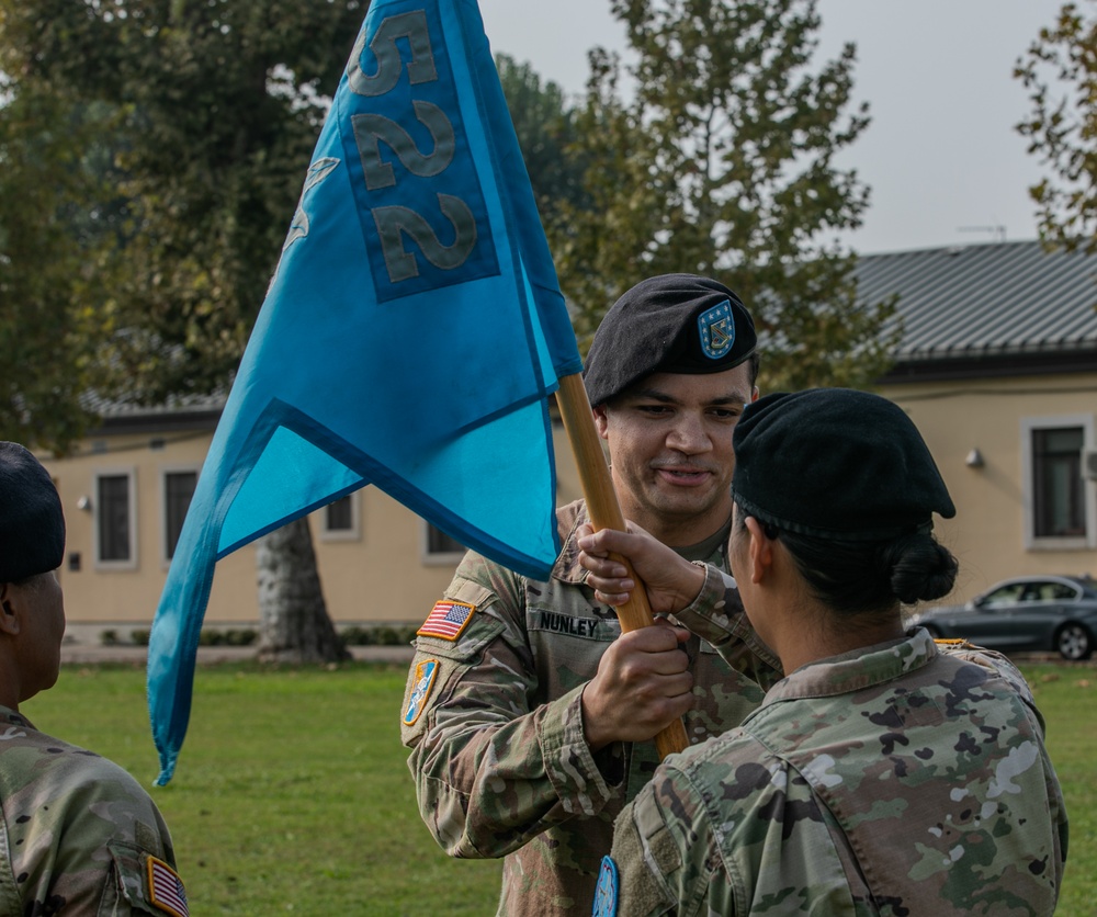 Bravo Company, 522nd Military Intelligence Battalion Change of Responsibility Ceremony