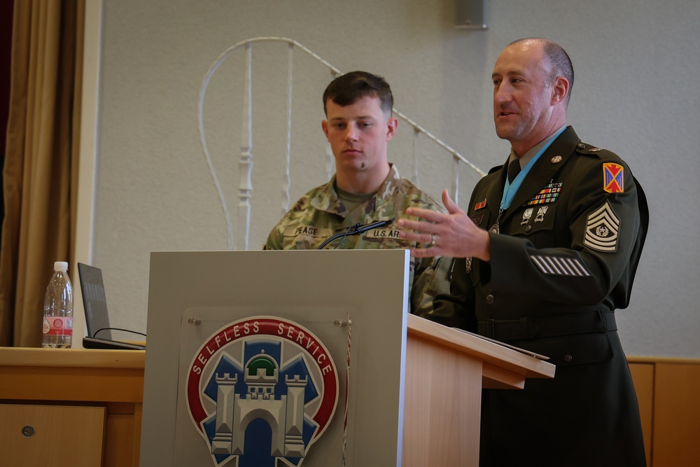 Sgt. Morales Club Induction Ceremony