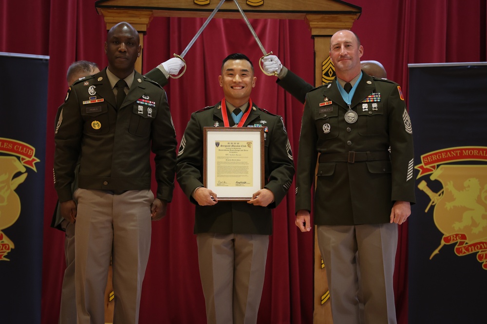 Sgt. Morales Club Induction Ceremony