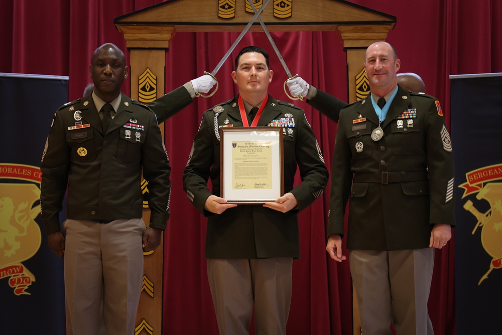 Sgt. Morales Club Induction Ceremony