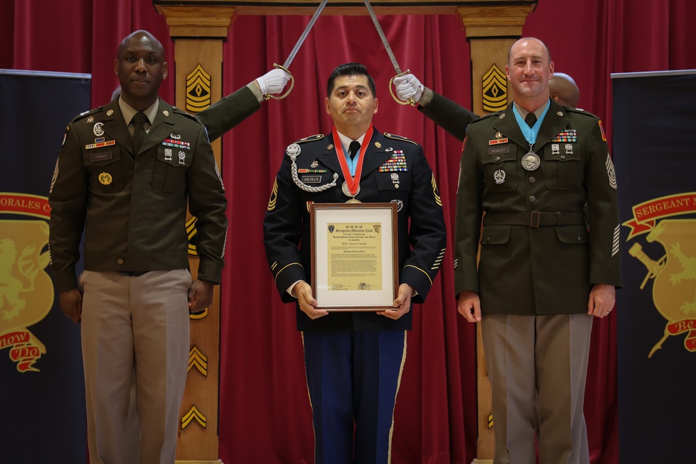 Sgt. Morales Club Induction Ceremony