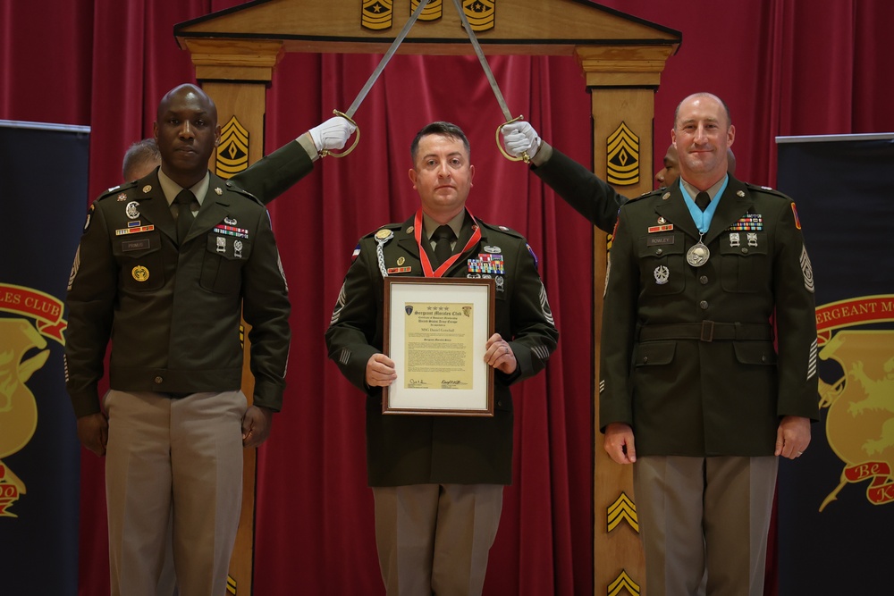 Sgt. Morales Club Induction Ceremony