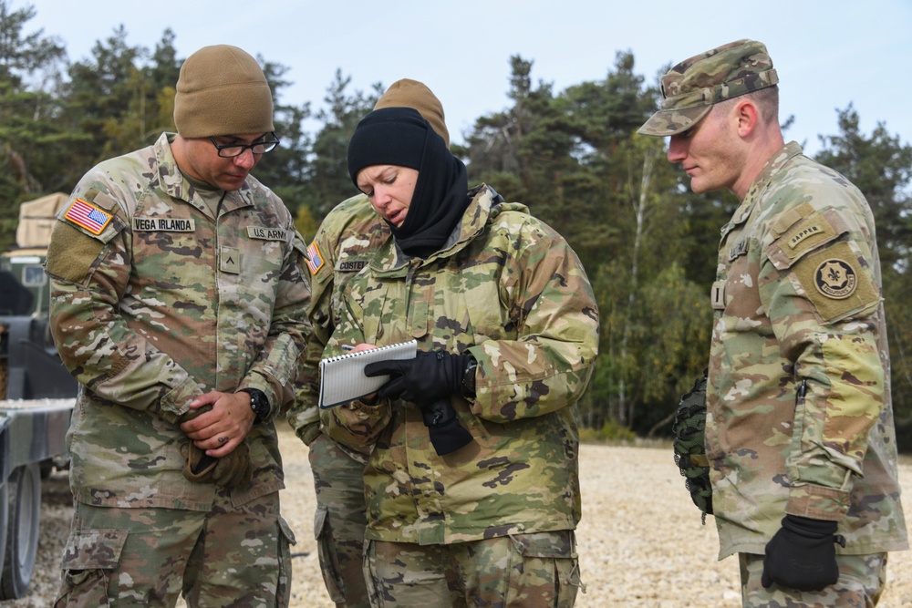 Regimental Engineer Squadron dig site operations