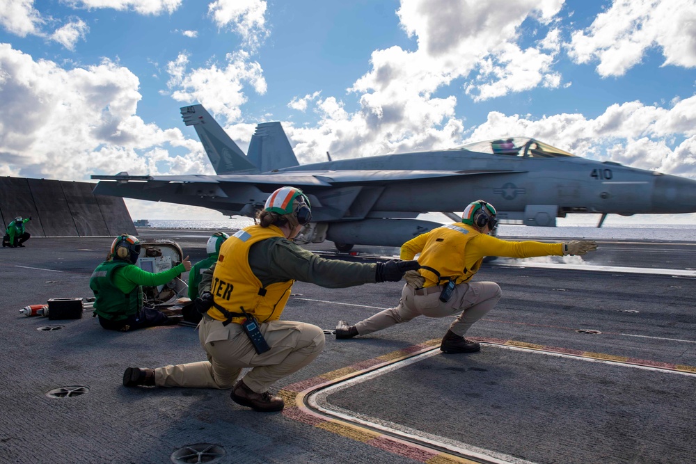 Ike Supports Naval Operations in the Atlantic Ocean