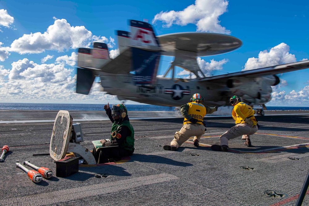 Ike Supports Naval Operations in the Atlantic Ocean