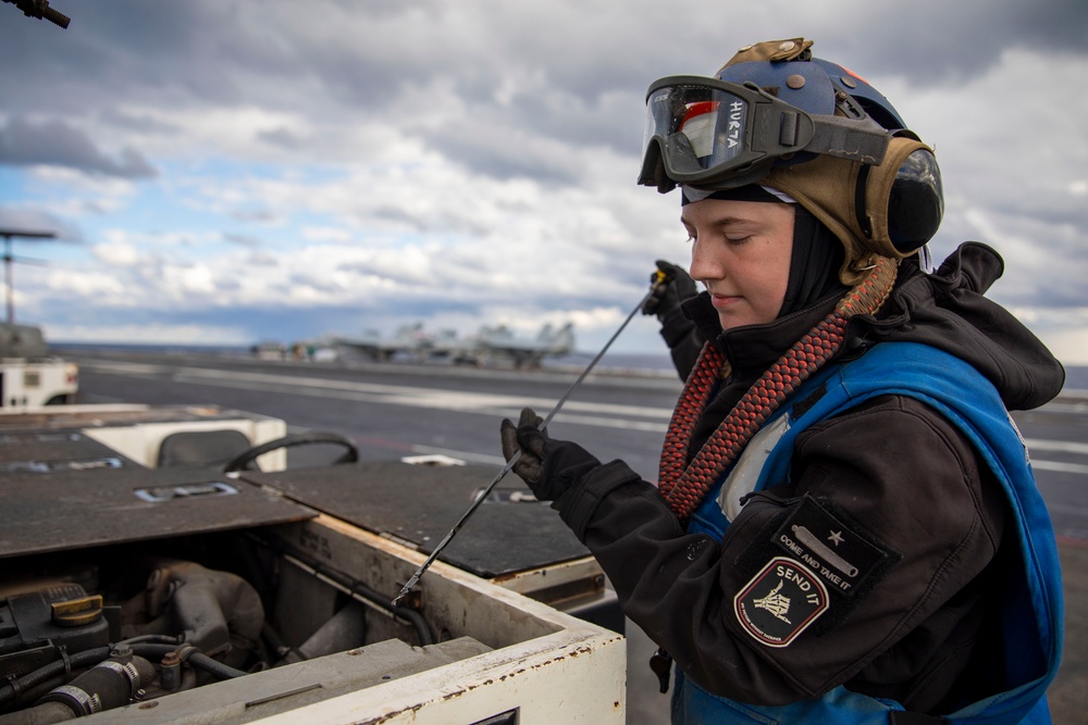 Ike Supports Naval Operations in the Atlantic Ocean