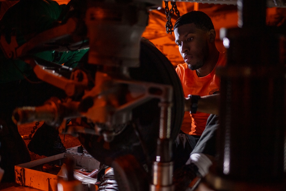 Ike Supports Naval Operations in the Atlantic Ocean
