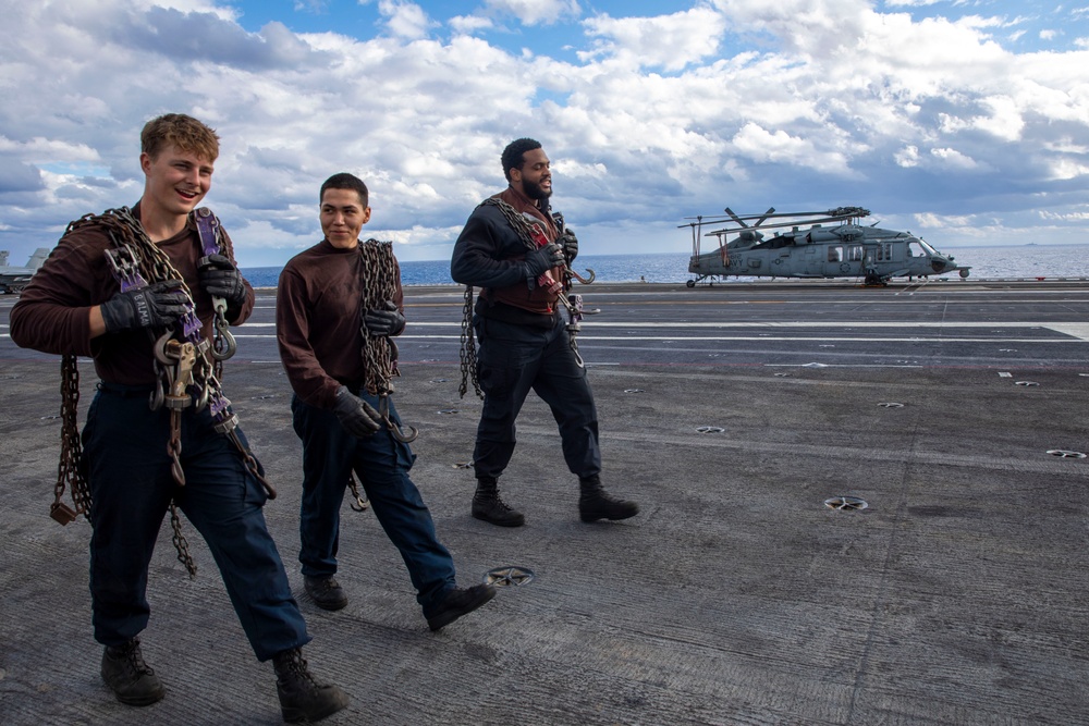 Ike Supports Naval Operations in the Atlantic Ocean