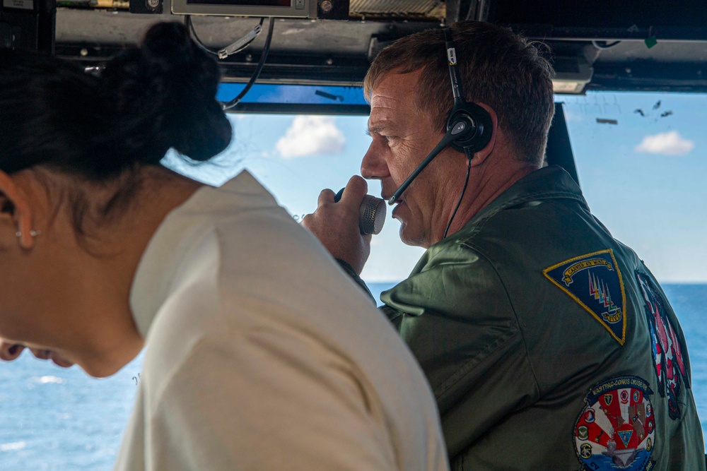 Ike Supports Naval Operations in the Atlantic Ocean
