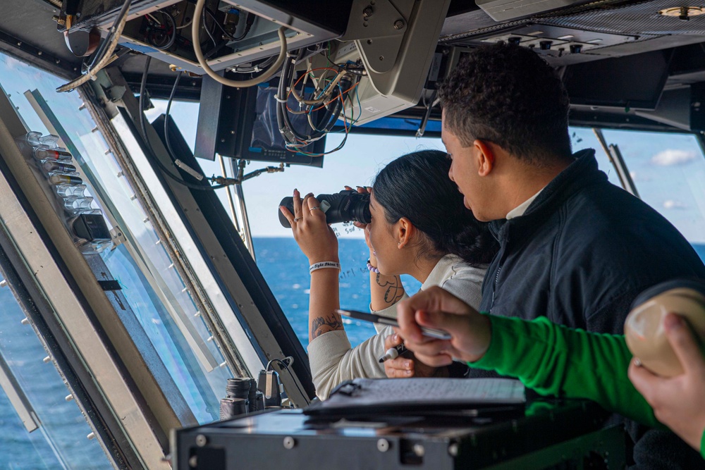 Ike Supports Naval Operations in the Atlantic Ocean