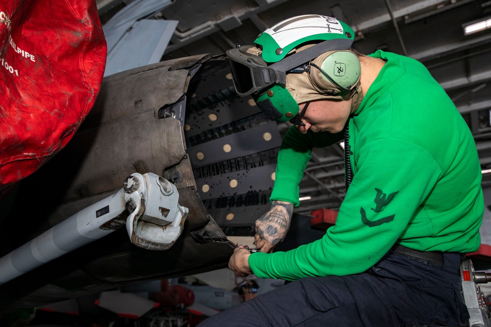 Ike Supports Naval Operations in the Atlantic Ocean