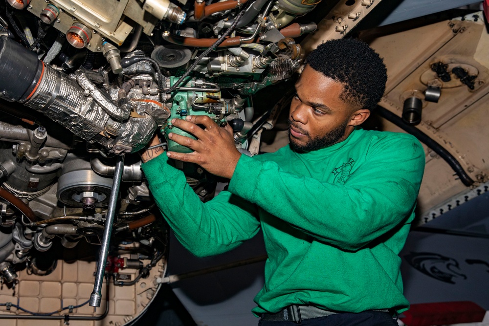 Ike Supports Naval Operations in the Atlantic Ocean