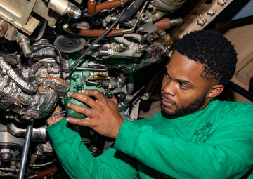 Ike Supports Naval Operations in the Atlantic Ocean