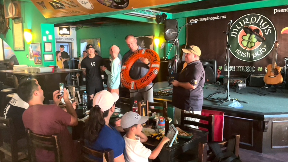 USCGC Waesche Helps Clean Up Puerto Vallarta During Port Call After Hurricane Lidia