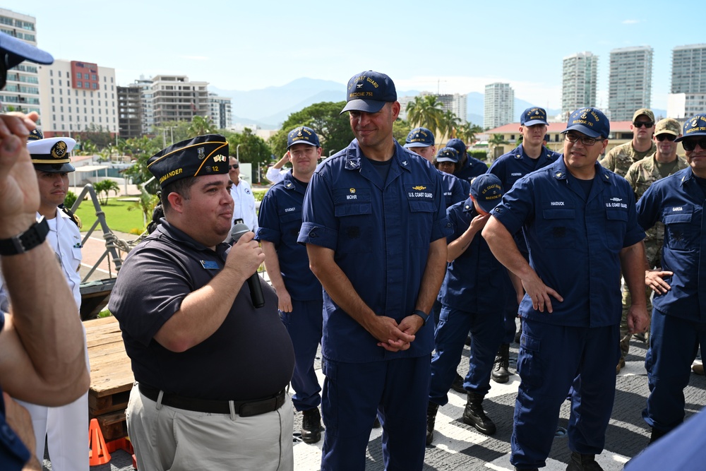 USCGC Waesche crew helps clean up storm debris in the community during Puerto Vallarta port visit