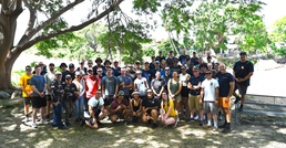 USCGC Waesche crew helps clean up storm debris in the community during Puerto Vallarta port visit