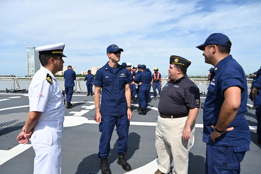 USCGC Waesche crew helps clean up storm debris in the community during Puerto Vallarta port visit