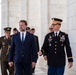 Minister of Defense of Croatia Mario Banožić Participates in a Public Wreath-Laying Ceremony at the Tomb of the Unknown Soldier