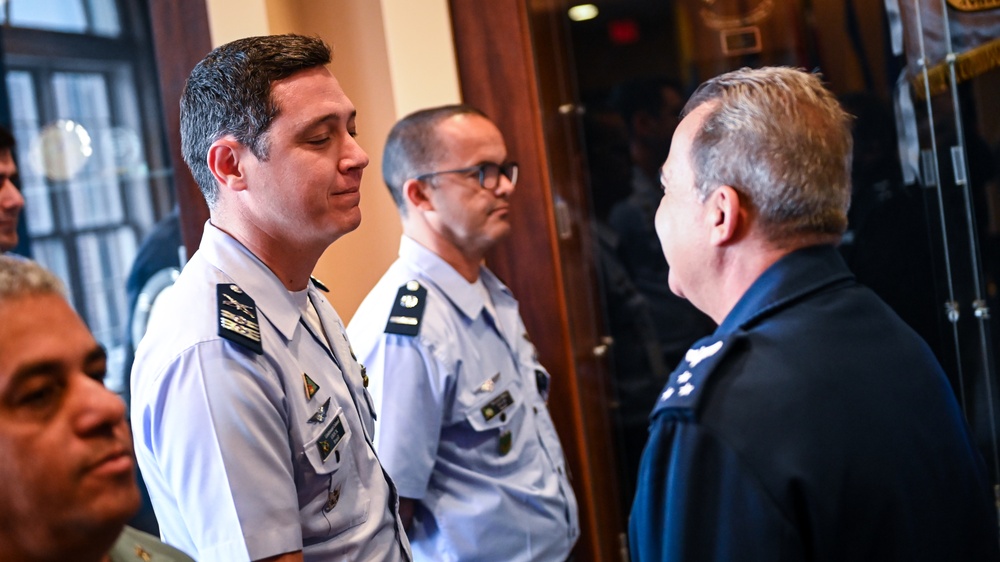 Brazilian Air Force Preparation Command, Chief of Staff Visits the IADC