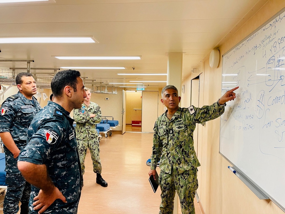 Navy Medicine marks milestone aboard Egyptian naval ship for Global Health Engagement