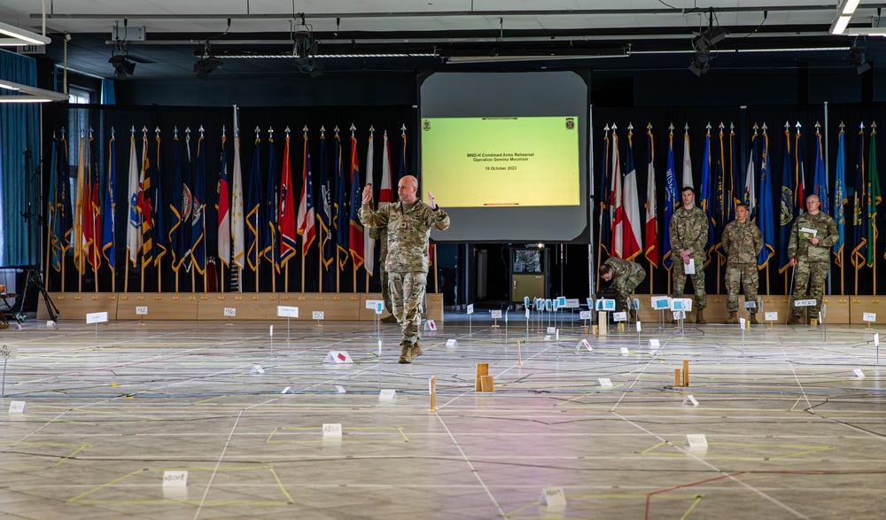 Combined Resolve 24-01 10th Mountain Division Combined Arms Rehearsal